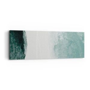 Impression sur toile - Image sur toile - Rencontre avec le brouillard - 90x30 cm