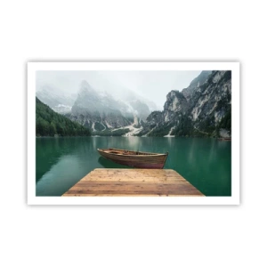 Affiche - Poster - Faire face à la fierté des rochers - 91x61 cm