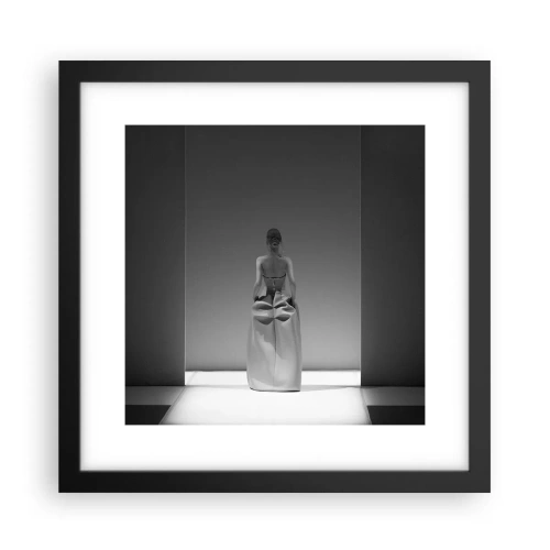 Affiche dans un cadre noir - Poster - Simplicité raffinée - 30x30 cm