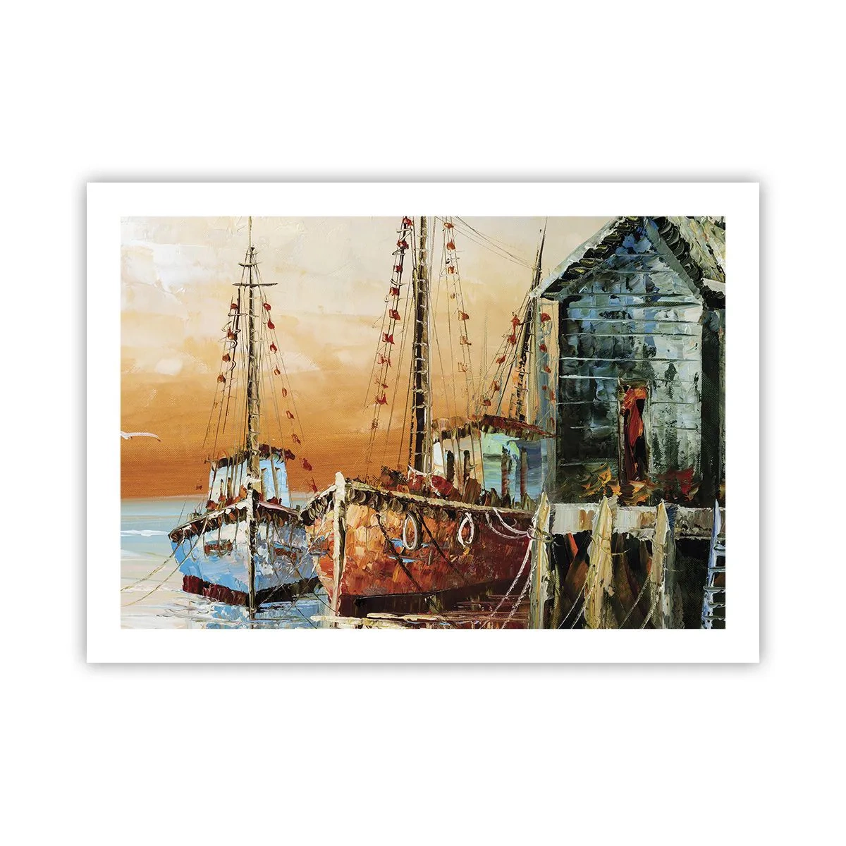 Affiche - Poster - Retour tranquille - 70x50 cm