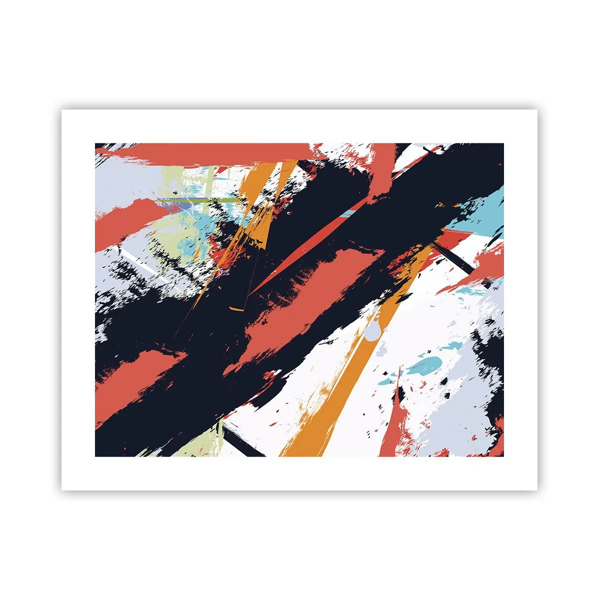 Affiche - Poster - Composition dynamique - 50x40 cm