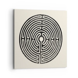 Impression sur toile - Image sur toile - Ordre mystérieux - 70x70 cm