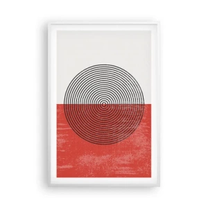 Affiche dans un cadre blanc - Poster - Dans le mille - 61x91 cm