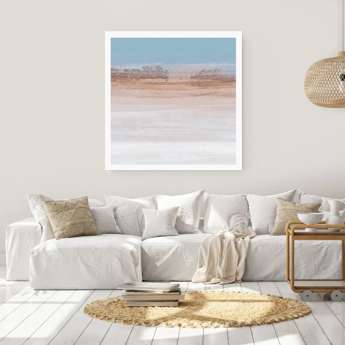 Affiche - Poster - Paysage ambigu - 40x40 cm