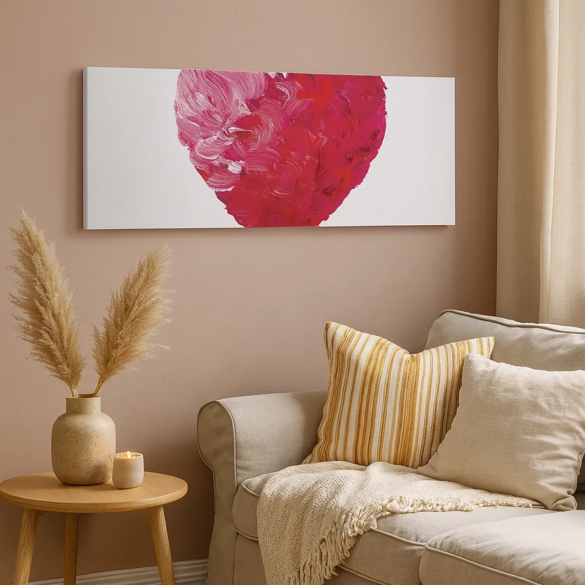 Impression sur toile - Image sur toile - All you need is love - 30x30 cm