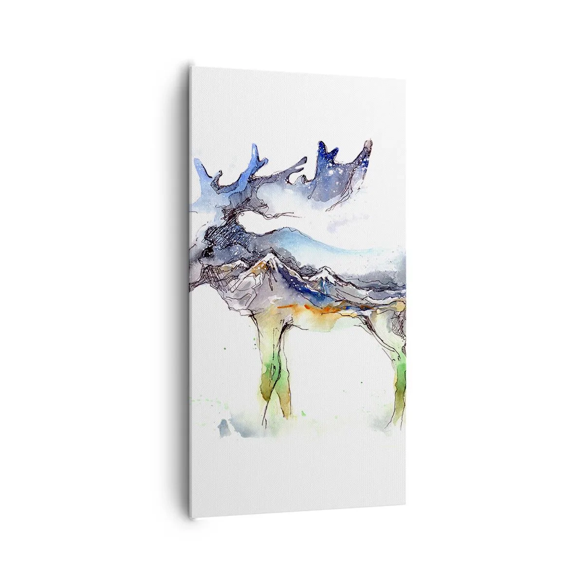 Impression sur toile - Image sur toile - Le héros d'un conte d'hiver - 65x120 cm