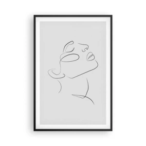 Affiche dans un cadre noir - Poster - Méandre du rêve - 61x91 cm