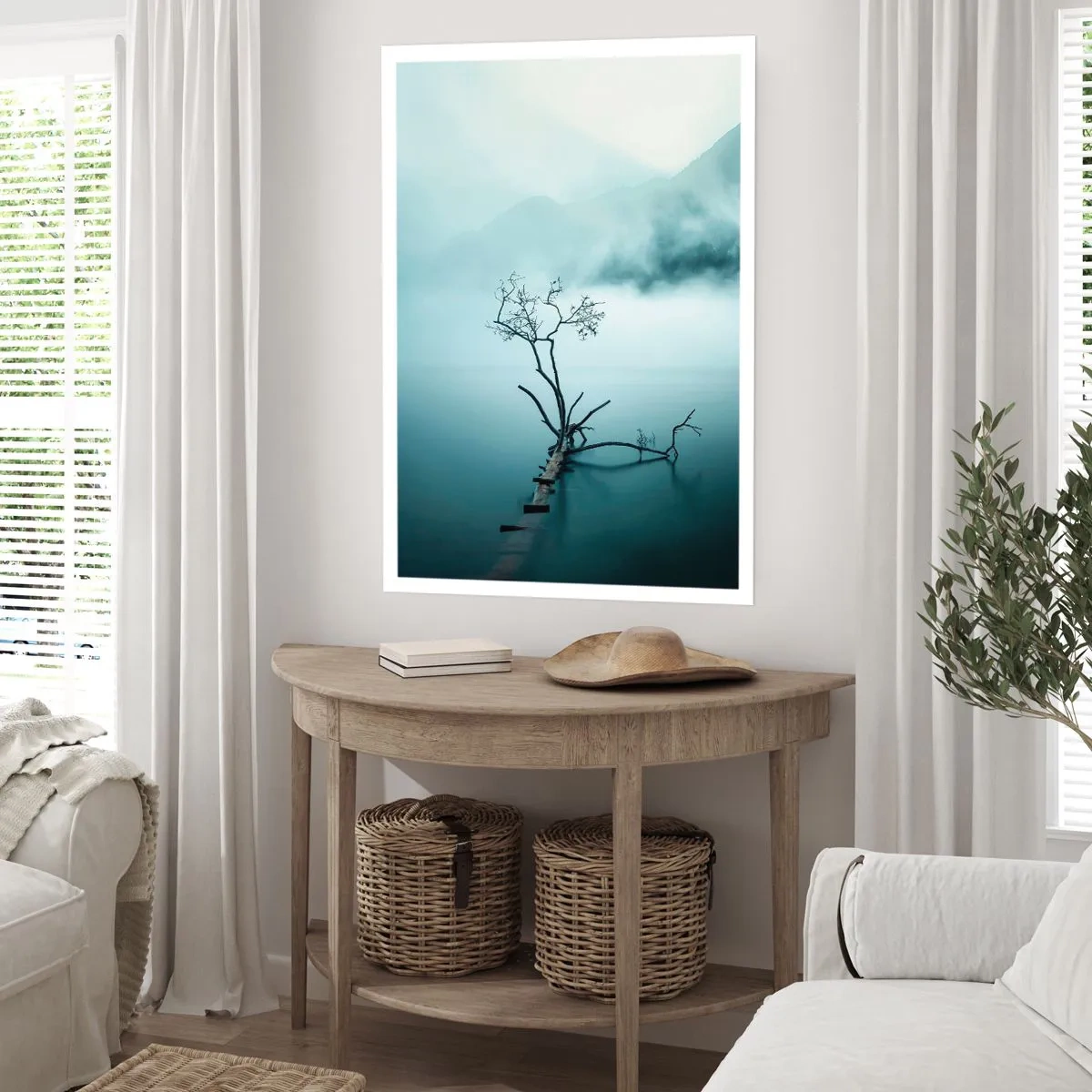 Affiche - Poster - D'eau et de brouillard - 40x50 cm