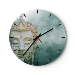 Horloge murale - Pendule murale - A la recherche de la lumière - 40x40 cm