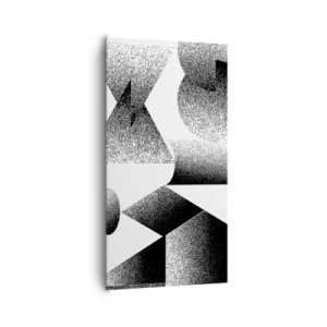 Impression sur toile - Image sur toile - Angles et ovales - 65x120 cm