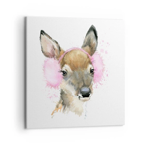 Impression sur toile - Image sur toile - Et le gel n'effraie plus - 50x50 cm