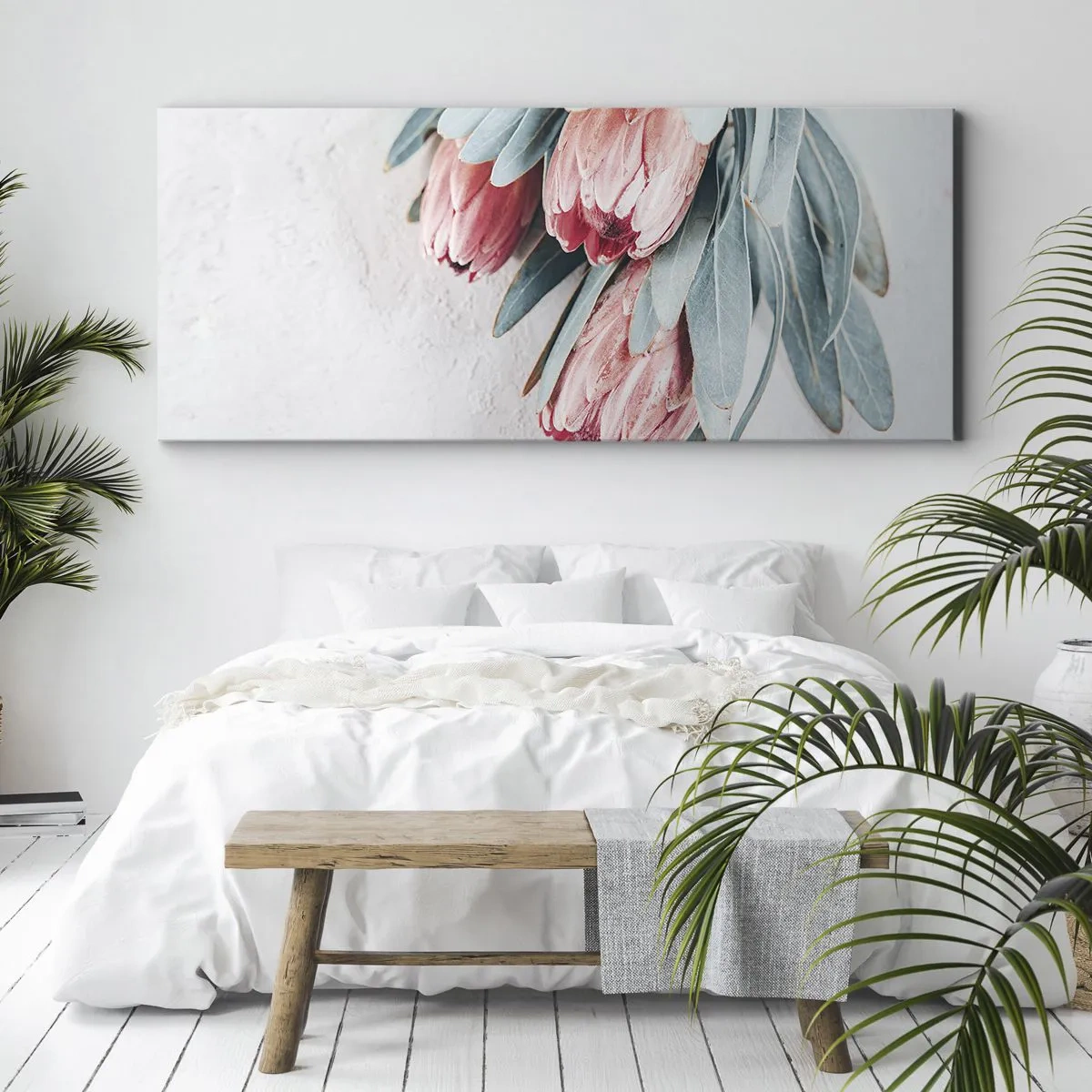 Impression sur toile - Image sur toile - Honte de leur propre beauté - 90x30 cm