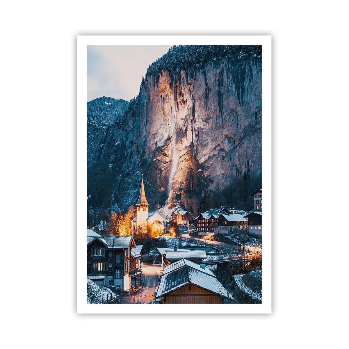 Affiche - Poster - Esprit brillant de l'hiver - 70x100 cm