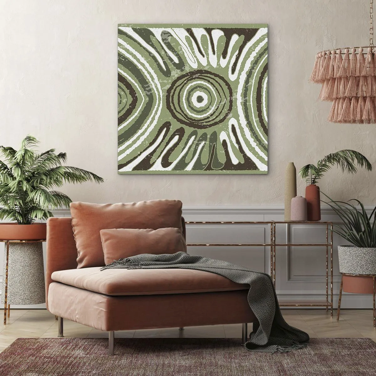 Impression sur toile - Image sur toile - Une explosion d'émotions - 70x70 cm