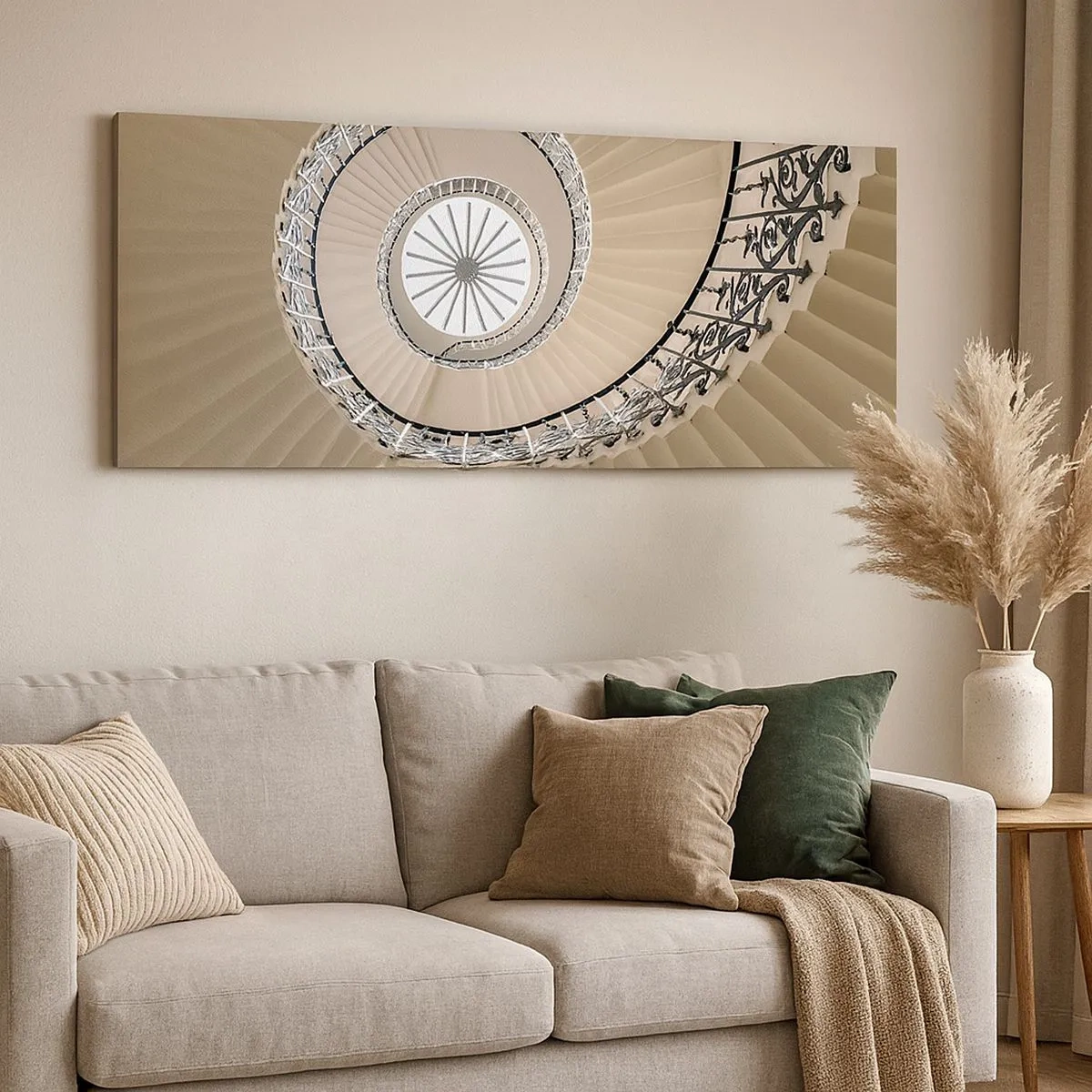 Impression sur toile - Image sur toile - À l'intérieur de la coquille - 100x40 cm