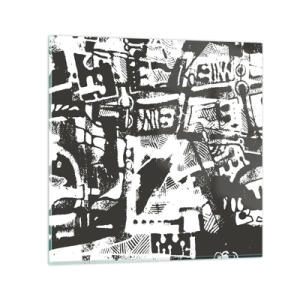 Impression sur verre - Image sur verre - Ordre ou chaos? - 60x60 cm