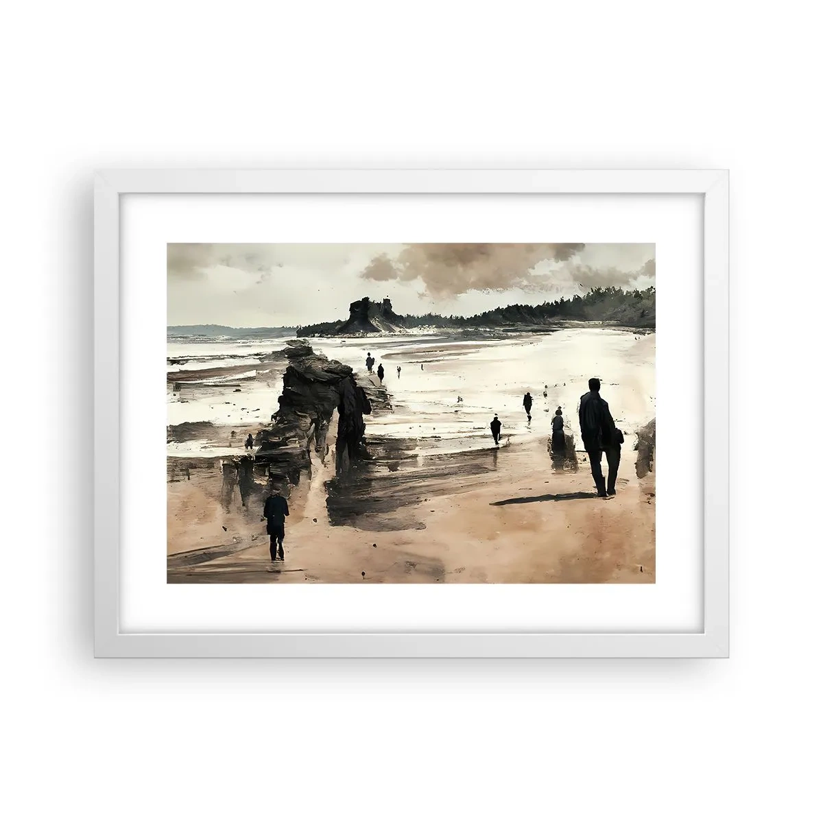 Affiche dans un cadre blanc - Poster - Invoqué - 40x30 cm