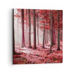 Impression sur toile - Image sur toile - Le rouge est tout aussi beau - 70x70 cm