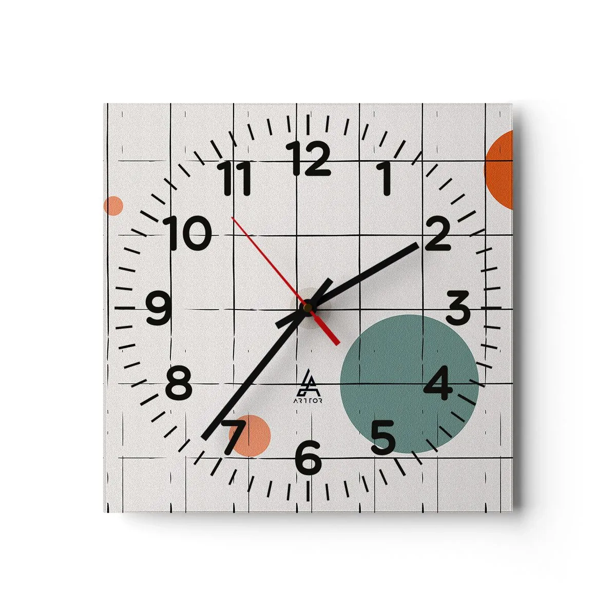 Horloge murale - Pendule murale - Piégé. Nous ou eux ? - 40x40 cm