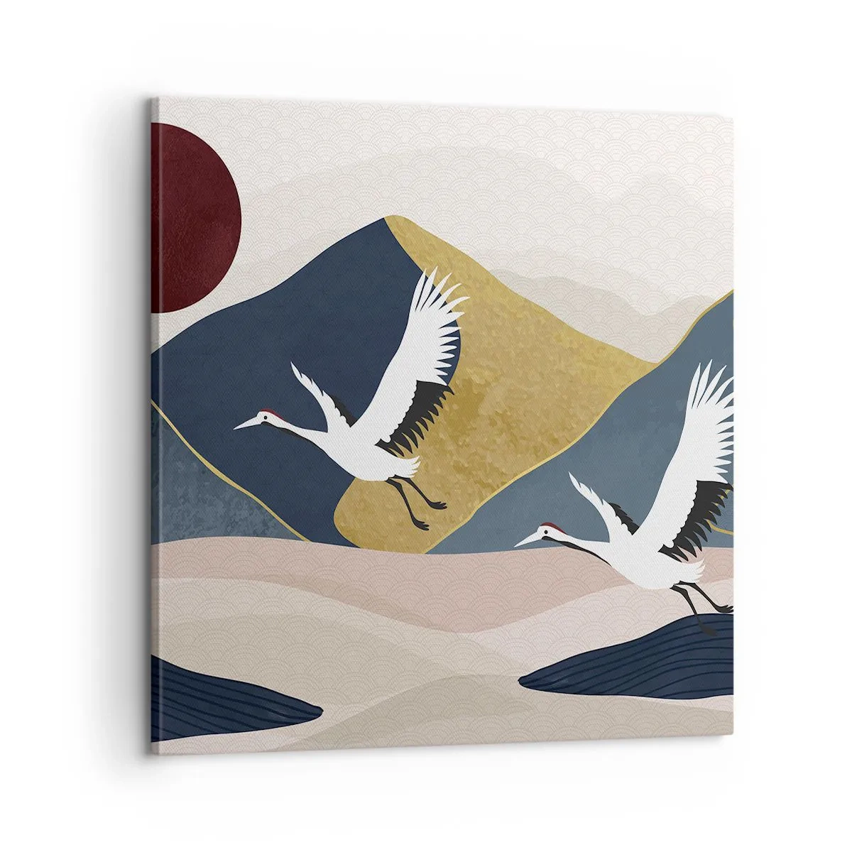 Impression sur toile - Image sur toile - Encore une fois, la journée s'est ÉCOULÉE - 60x60 cm