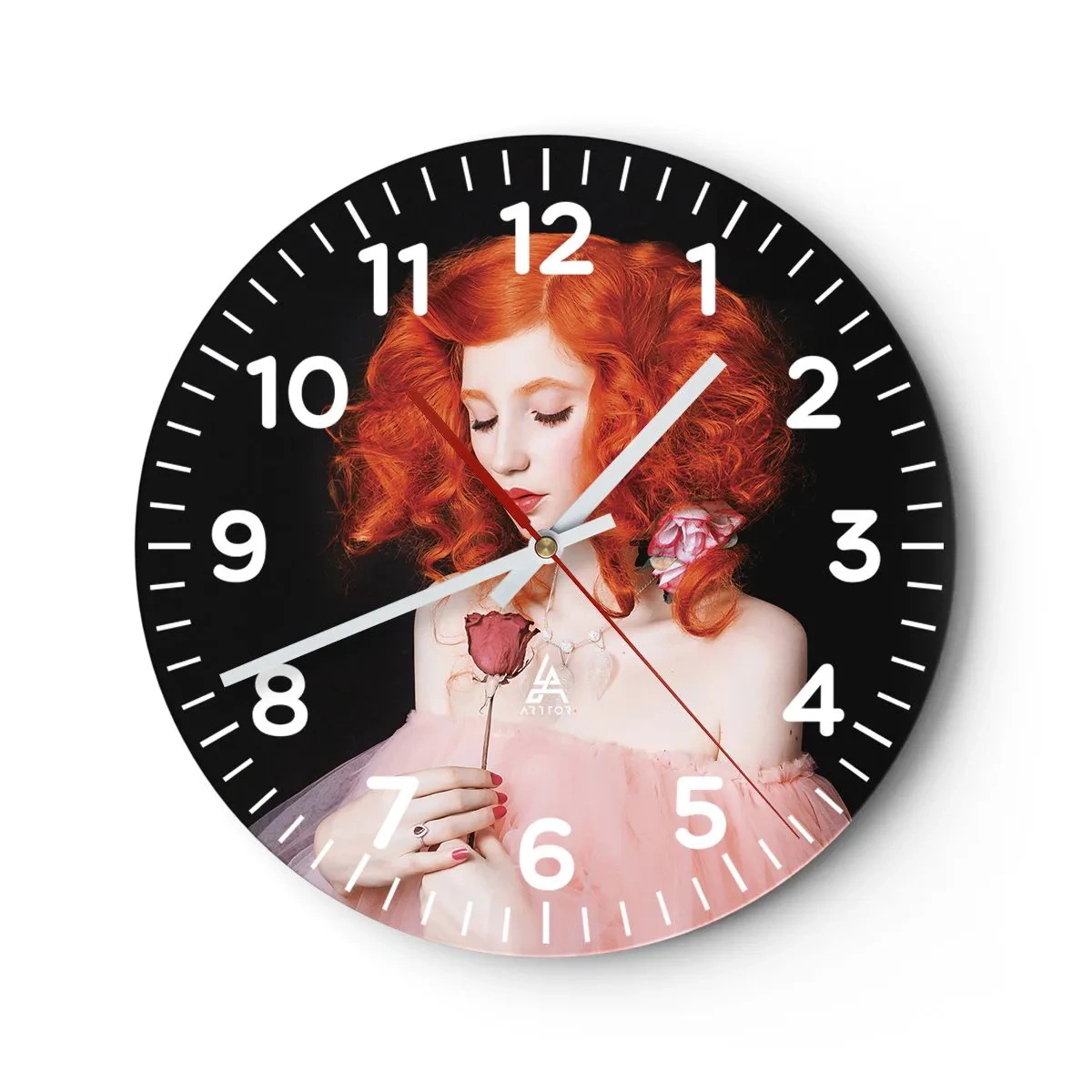 Horloge murale - Pendule murale - De style baroque - 30x30 cm