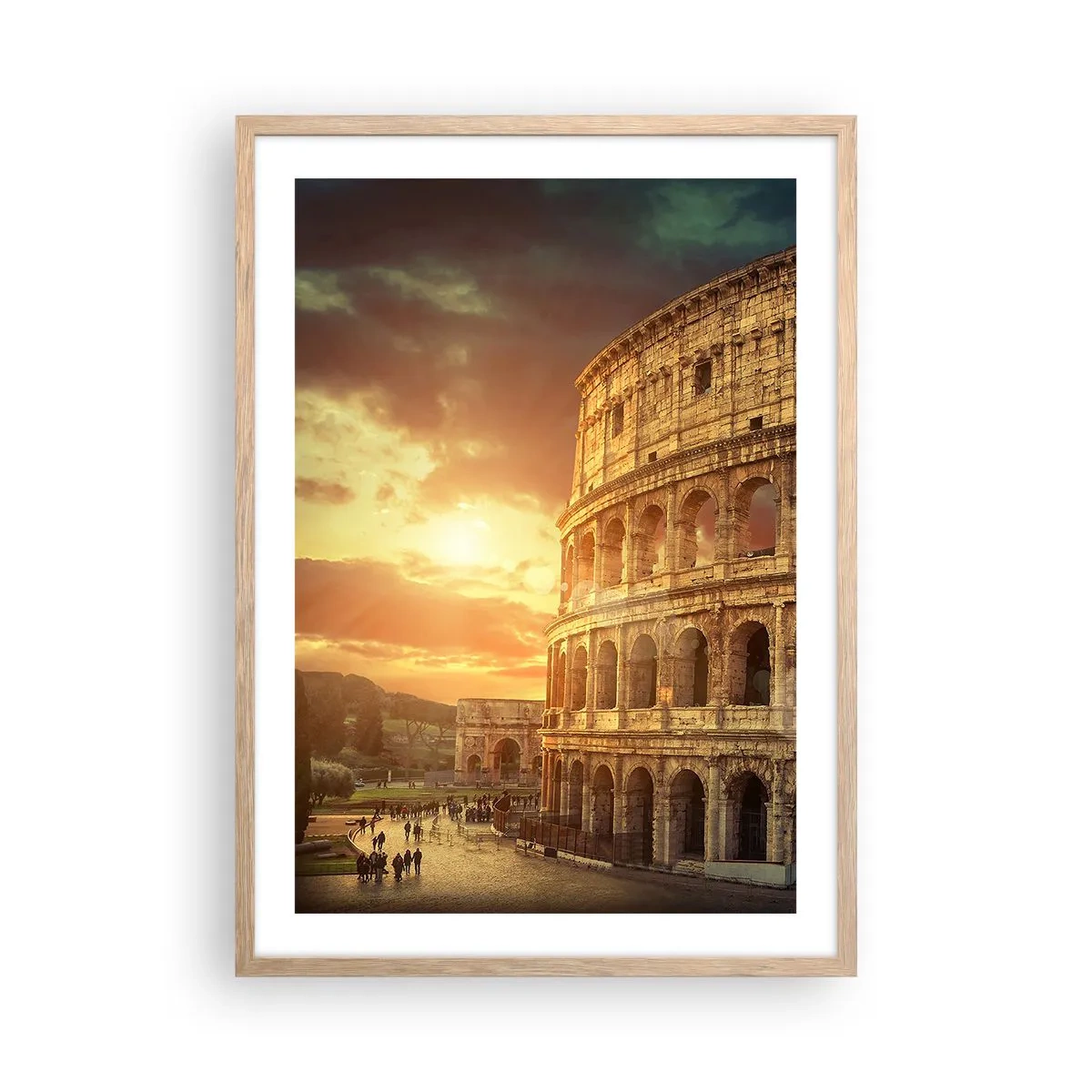 Affiche dans un chêne clair - Poster - Une impression colossale - 50x70 cm