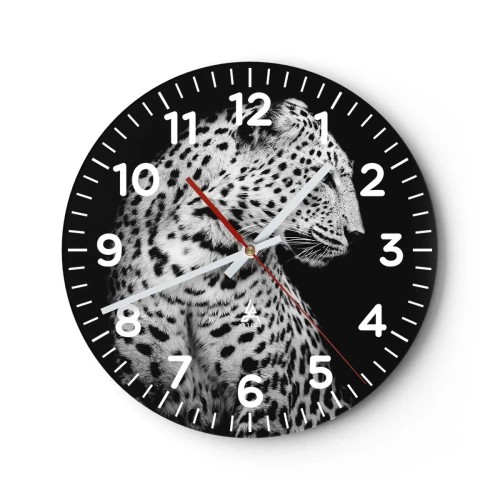 Horloge murale - Pendule murale - Presque un profil parfait! - 40x40 cm