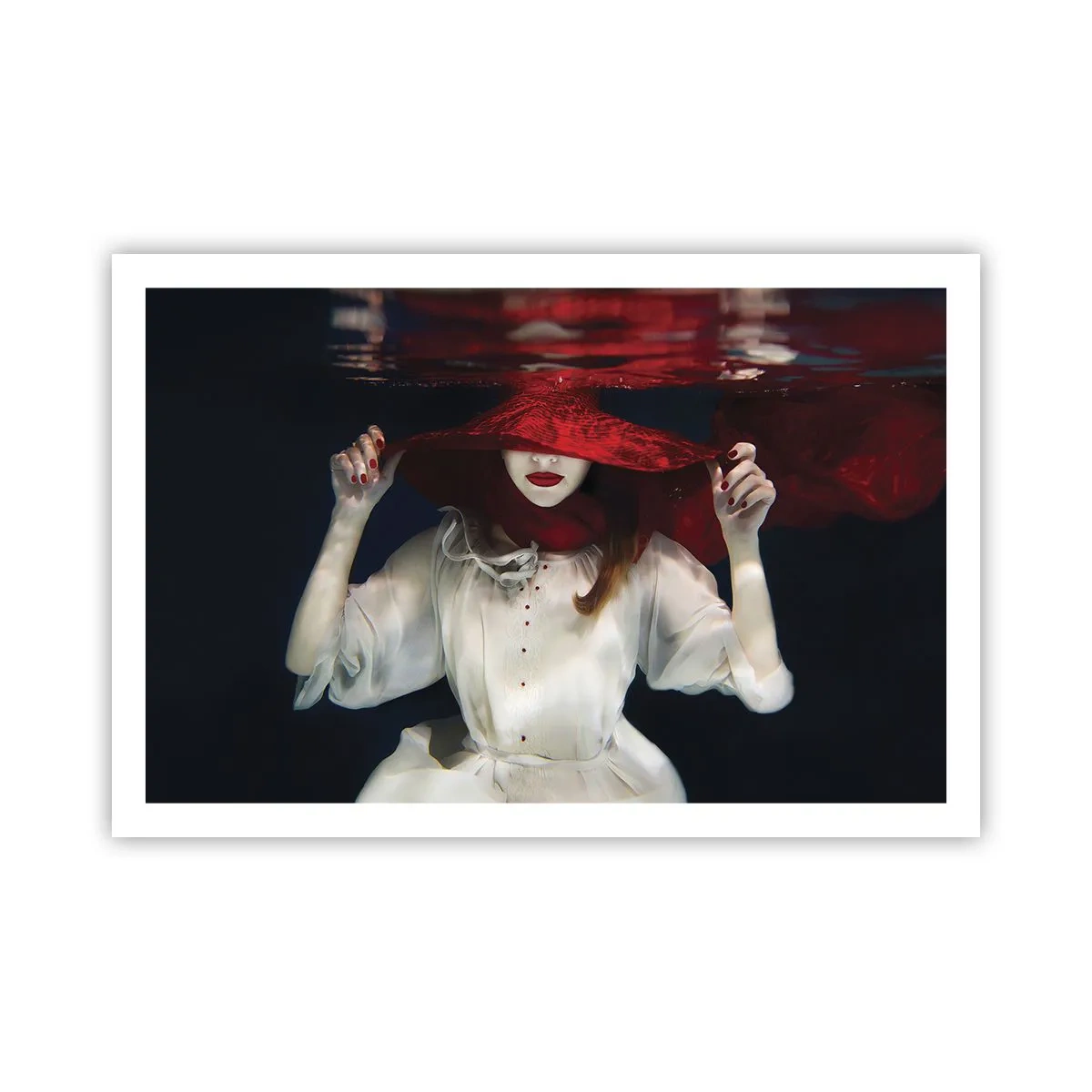 Affiche - Poster - Femme mystérieuse - 91x61 cm