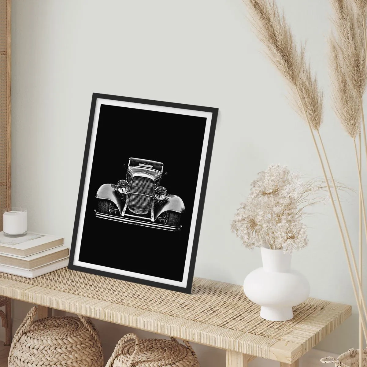 Affiche dans un cadre noir - Poster - Un vrai gentleman - 30x40 cm