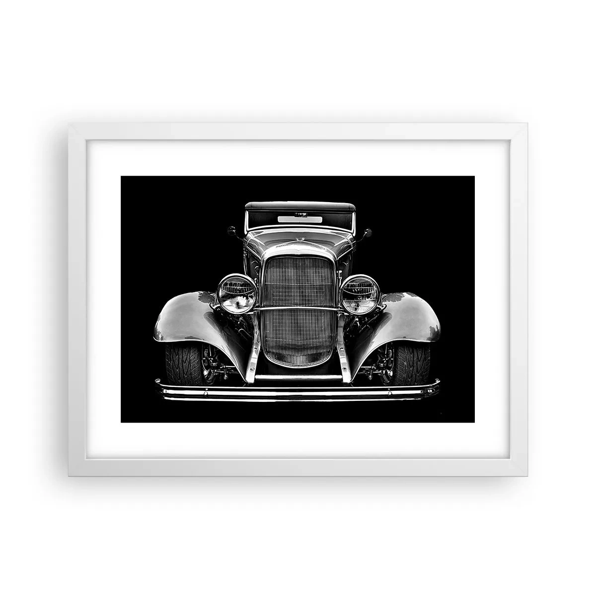 Affiche dans un cadre blanc - Poster - Un vrai gentleman - 40x30 cm