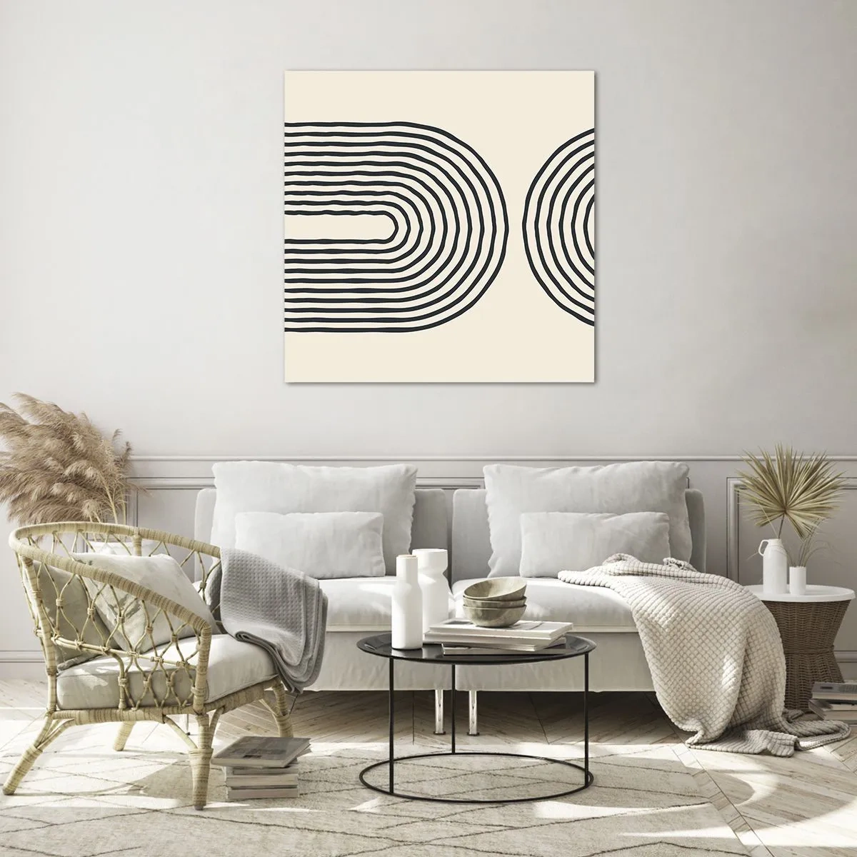 Impression sur verre - Image sur verre - Dans un instant... - 50x50 cm