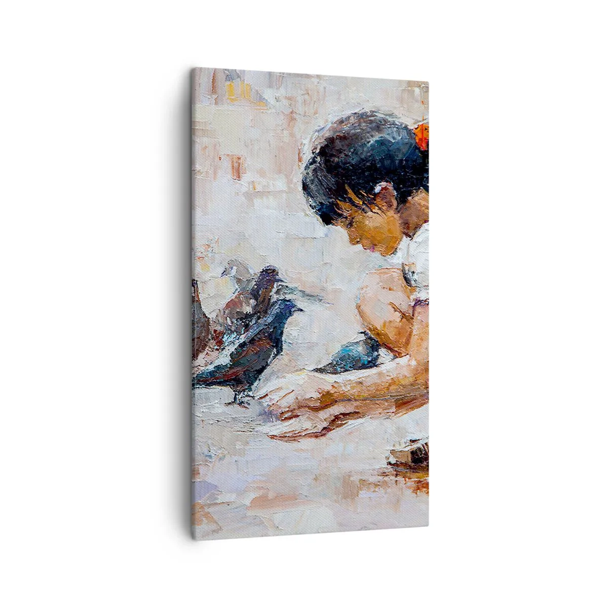 Impression sur toile - Image sur toile - Les plus petits et les plus gentils - 45x80 cm