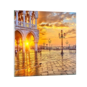 Impression sur verre - Image sur verre - Où est tout le monde? - 30x30 cm