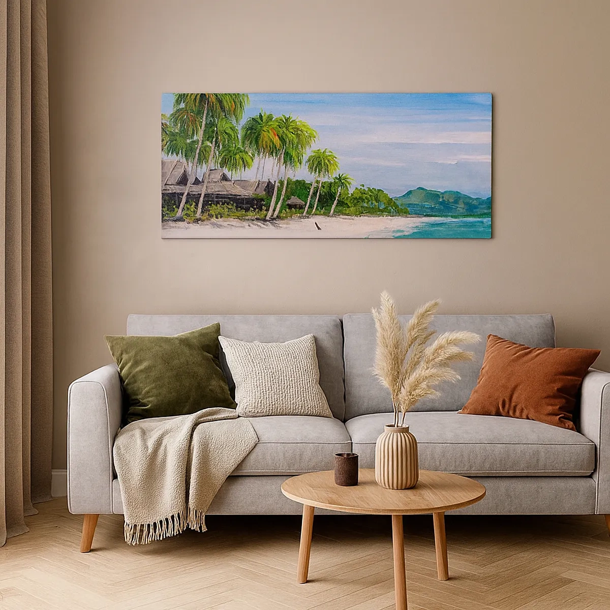 Impression sur toile - Image sur toile - Rêve exotique - 30x30 cm