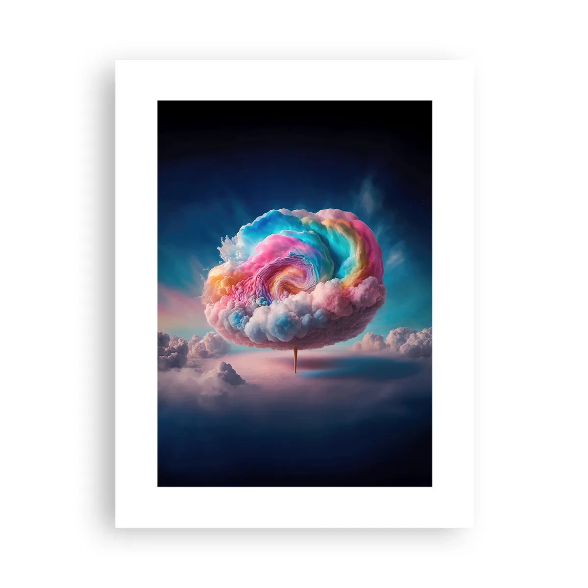 Affiche - Poster - Le rêve d'un parc d'attractions - 30x40 cm