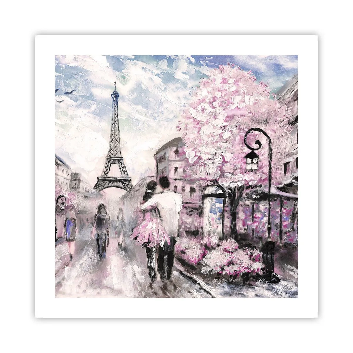 Affiche - Poster - Comment tomber amoureu, il faut juste... - 50x50 cm