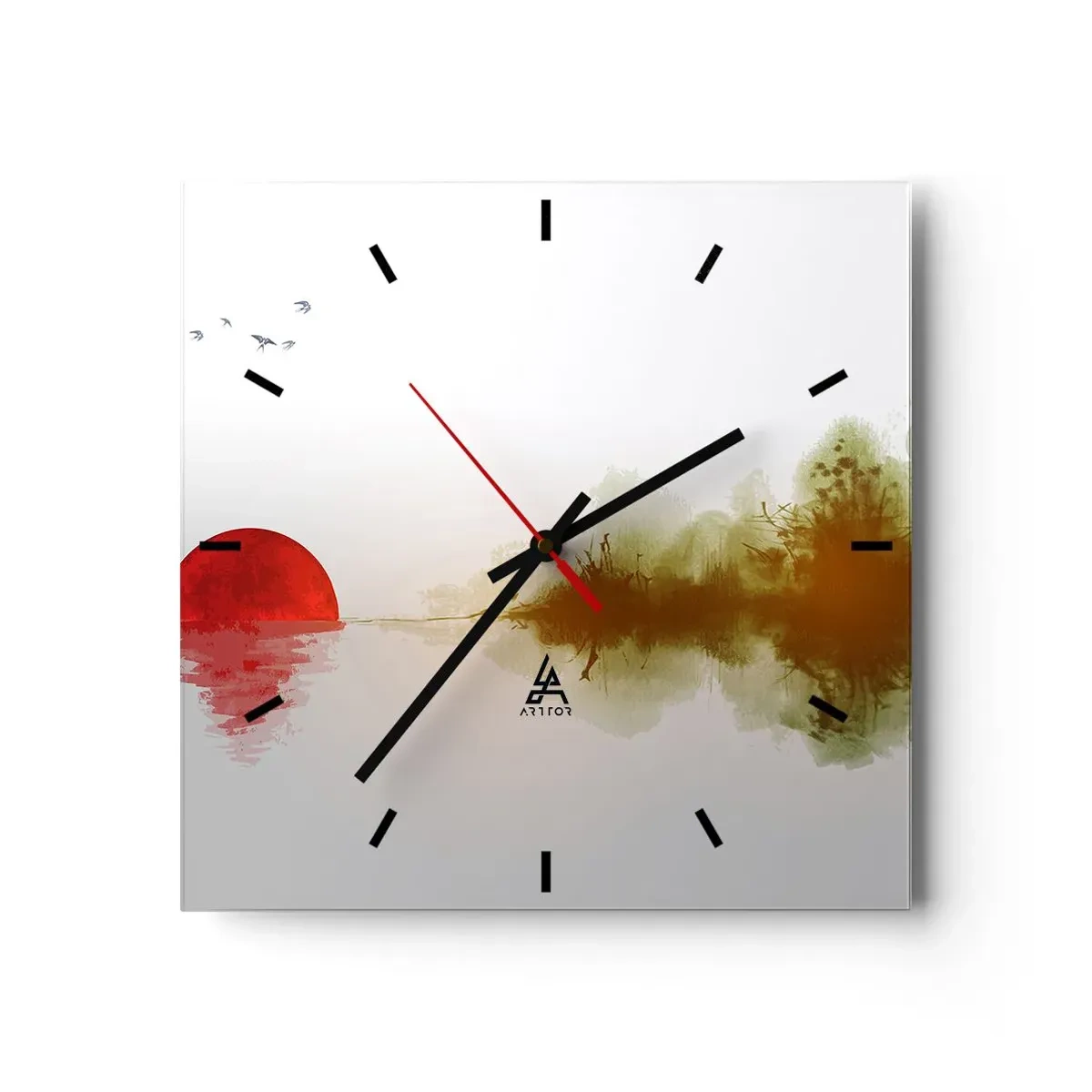 Horloge murale - Pendule murale - Une promesse de paix - 40x40 cm