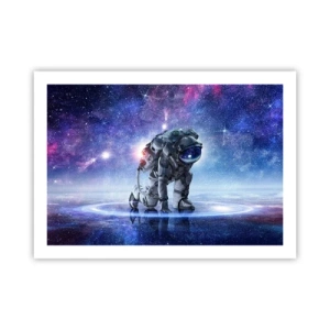 Affiche - Poster - Le ciel étoilé au dessus de moi - 70x50 cm