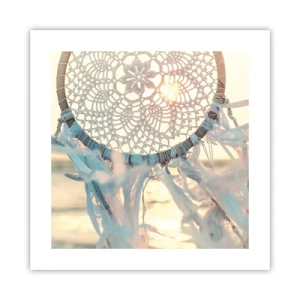 Affiche - Poster - Totem en dentelle - 40x40 cm