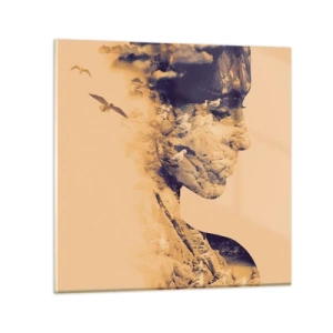 Impression sur verre - Image sur verre - Beauté de la nature - 70x70 cm