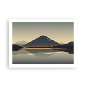 Affiche - Poster - Reflet de miroir - 70x50 cm