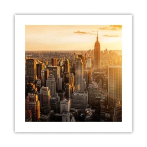 Affiche - Poster - Grandir au soleil - 40x40 cm