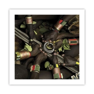 Affiche - Poster - Nous sommes ensemble - 50x50 cm