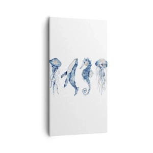 Impression sur toile - Image sur toile - Merveilles de la mer - 55x100 cm