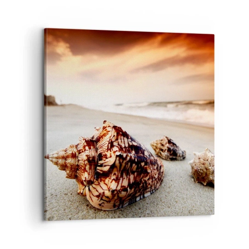 Impression sur toile - Image sur toile - Les parias des vagues - 60x60 cm