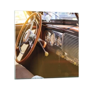 Impression sur verre - Image sur verre - Souffle de luxe venu du passé - 30x30 cm
