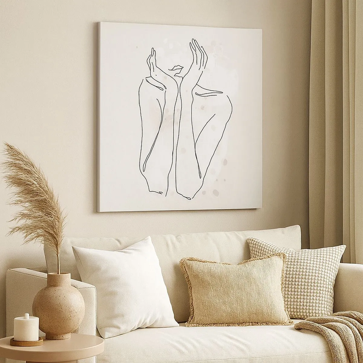 Impression sur toile - Image sur toile - Instant de rêve - 30x30 cm