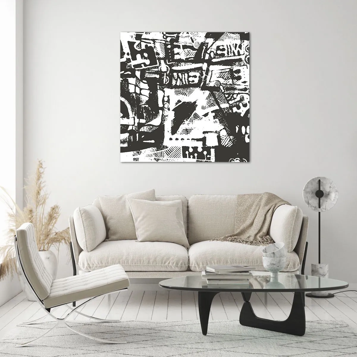 Impression sur verre - Image sur verre - Ordre ou chaos? - 60x60 cm