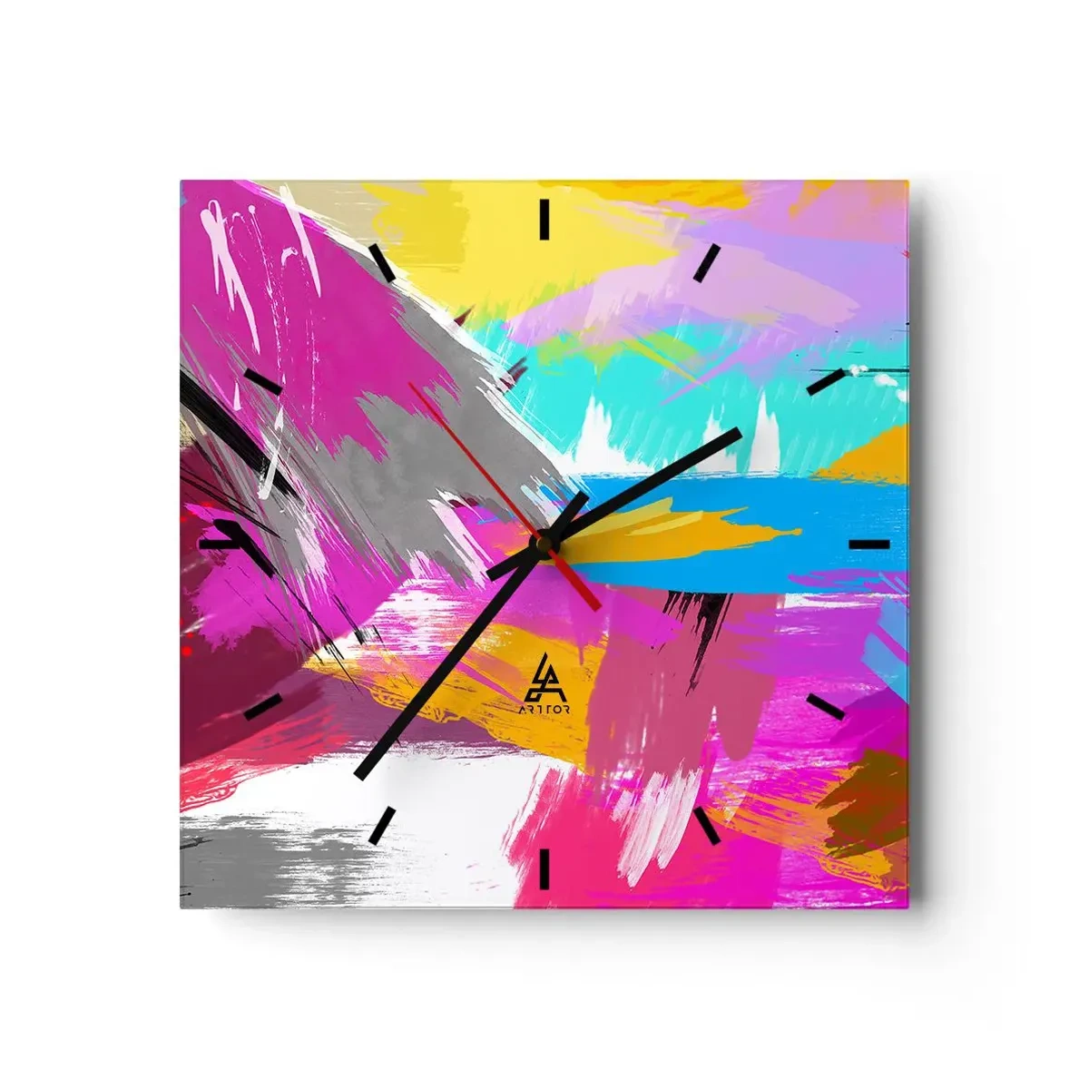 Horloge murale - Pendule murale - Maz, maz, maz encore une fois - 40x40 cm
