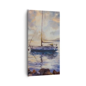 Impression sur toile - Image sur toile - Soirée sur la baie - 65x120 cm